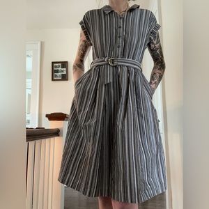 French striped dress
